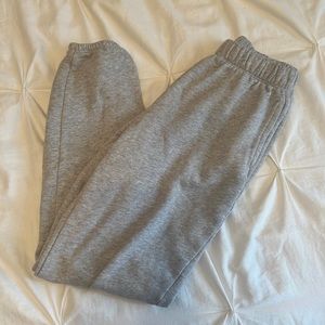 Gray joggers